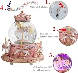 LOVE FOR YOU Color Lights Unicorn Music Box Carousal Ballet Horse Gift view 5