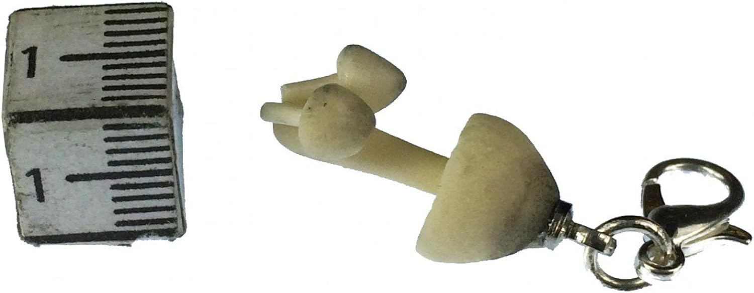 Miniblings Porcini Mushroom Charm Pendant For Bracelet Beige, Silver, 20mm - Image 3