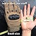 Reebow Gear Military Hard Knuckle Tactical Gloves Full Finger for Army Gear Outdoor Sport Work Shooting Airsoft Paintball Hunting Riding Motorcycle Brown L