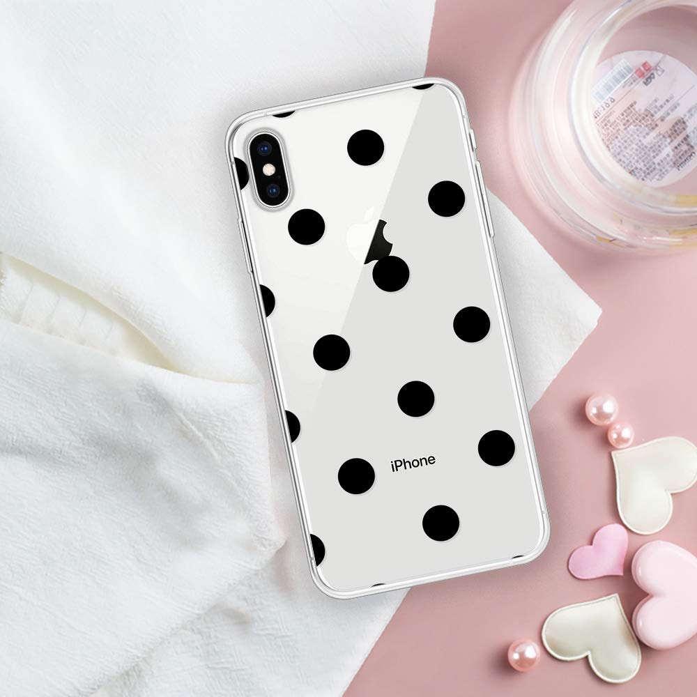 Miagon Clear Case for iPhone XR,Creative Cute Design Slim Soft Flexible