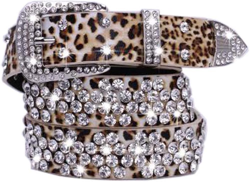 big buckle diamond belt