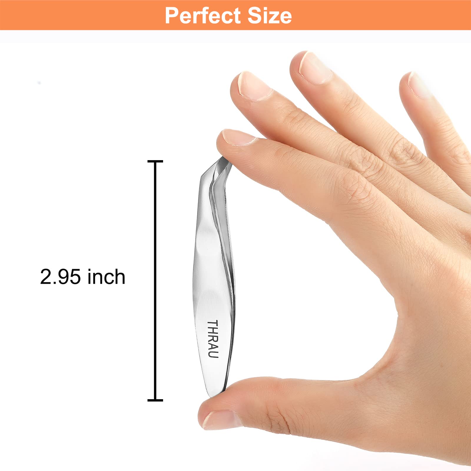 THRAU Mini Cuticle Trimmer is the perfect item for manicure and pedicure.Stainless steel cuticle nippers can be used to care for nails and dry skin.Finely pointed cut clipper for precise trimming