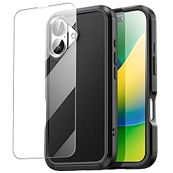 AICase for iPhone 16 Case with Glass
