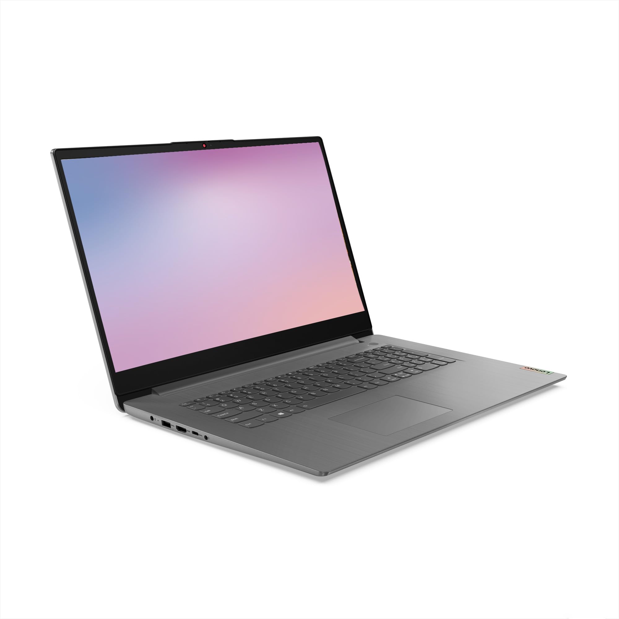 Lenovo IdeaPad 3 17ALC6 Laptop, 17.3 Inch Full HD Display, AMD Ryzen 7 5700U, 12GB RAM, 512GB SSD, AMD Radeon Graphics, Windows 11 Home, QWERTZ, Grey, 3 Months Premium Care