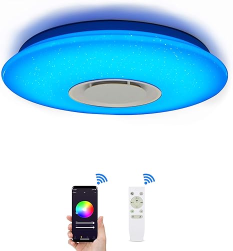 Amazon Com Mumeng Led Ceiling Light Dimmable Color Changing 36w