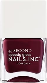 Nails.INC 45 Second Speedy Gloss Meet Me On Regents Street Plum 14ml