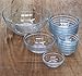 [Premium] 12 Piece Premium Glass Mixing Bowl Set Stackable Mise En Place Glass Prep Dish Set Borosilicate Glass Bowl Set