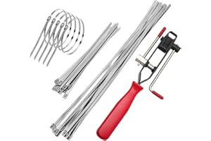 ATV CV Boot Clamps | Adjustable Stainless Steel CV Joint Boot Clamp Tools - Car Accessories for Mechanical Hobbyists Fleet Ma