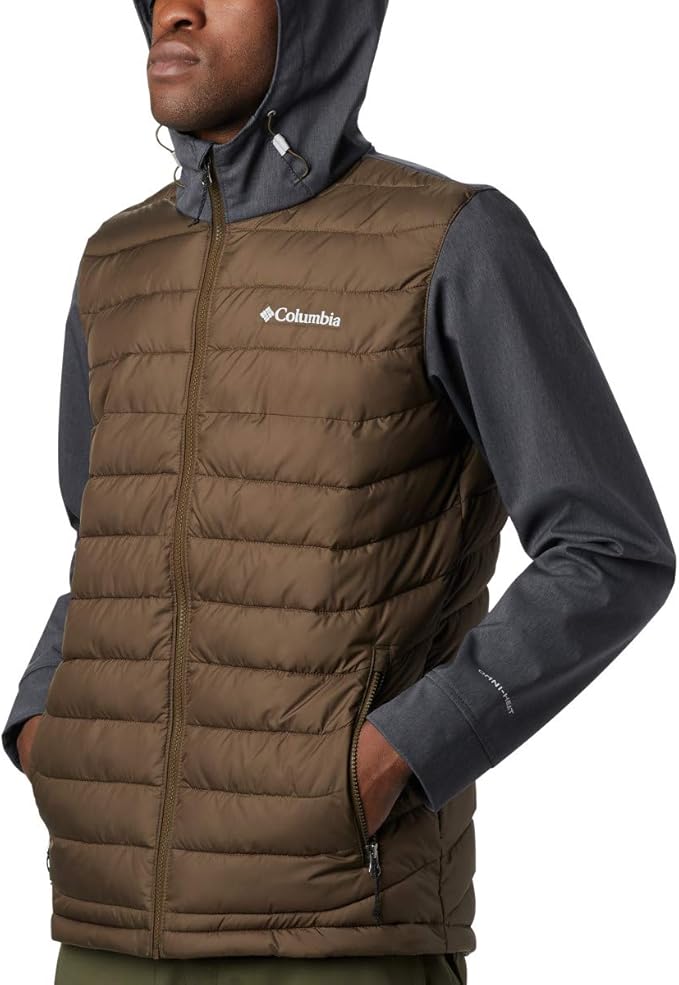 Columbia 哥伦比亚 Powder Lite 热反射 户外男式连帽保暖棉服夹克 XL码1.7折.72 海淘转运到手约¥192