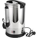 20L Electrical Hot Water Bucket Boiler Catering Tea Urn Coffee Machine Stainless Steel for Milk 2500W UK Plug