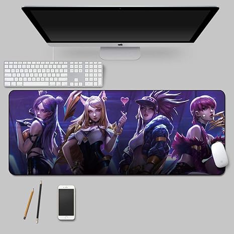 Amazon Co Jp コンピューターデスクマット アニメマウスパッド美少女マウスパッドゲーミング特大ゲーミングコンピュータデスクマット ノートブックマウスパッドオフィス学習マットデスクマット 800mm 300mm Pcマット ホーム キッチン