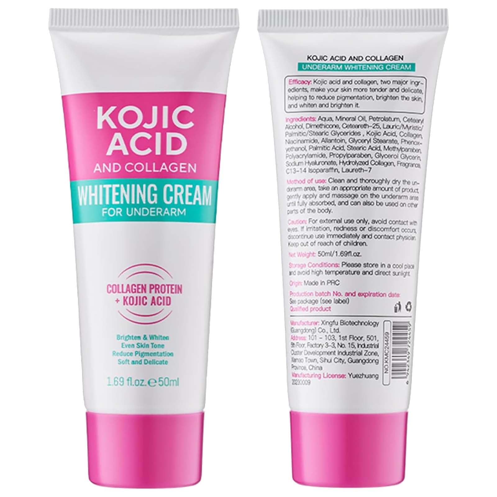 Skin Care Cream, For external use on underarms, knees, elbows, and bikini areas, Formulated to enhance skin appearance, Absorbs well