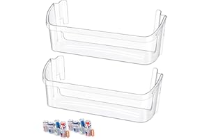 ALVAR UPGRADED 240323002 Refrigerator Door Bin Compatible With Frigidaire Gallery Door Shelf Replacement Bottom Fridge Shelves Frigidaire Replacement Door Shelf FGHS2631PF4A FGUS2642LF2 AP2115742 Door Bin