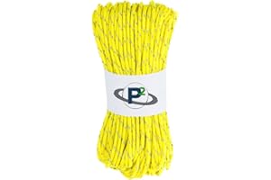 PARACORD PLANET Fluorescent Reflective 95lb 1.8mm Paracord in Lengths of 10', 25', 50', 100', 250', 1000' – Ideal for Camping