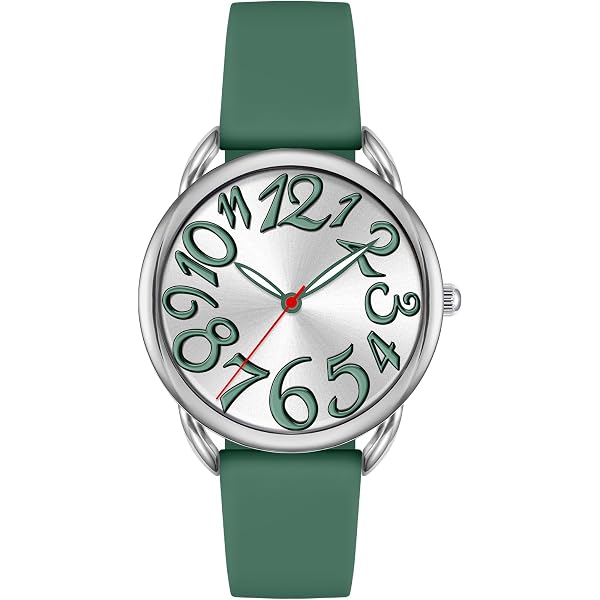 37mm Patchwork Watch - Easy to Read, Waterproof, Japanese Quartz Amazon.com: 37MM Watch for Women Black and White Watch  main image 2