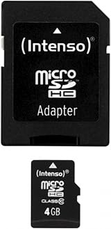 Intenso 3413450 Micro SD Card 32GB Class 10 U1 Adapter Included