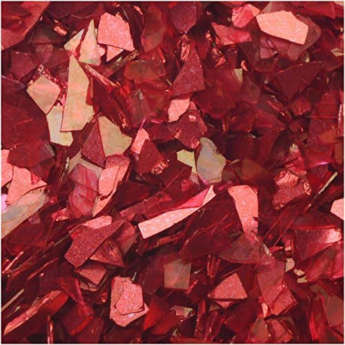 Art Institute Glitter 1oz Glass Shards Carnelian