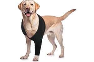 ROZKITCH Dog Sleeves for Wounds Front Legs Right Left, Pet Prevent Licking Wound Elbow Knee Protector, Dog Recovery Suit Cone
