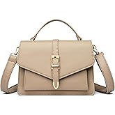 Travistar Crossbody Bags for Women - Small Cross Body Purse Leather Top-handle Handbags Trendy Shoulder Bag Satchel Purses