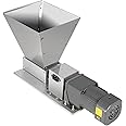 Knwigoe 60w Electric Mill Grinding Machine Stainless Steel Pellet Maker Machine Dry Cereals Grain Grinder with 2 Rollers &4pcs Hoppers for Wheat Rice and Corn