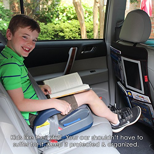 image for Lusso Gear Kick Mat Car Seat Back Protectors with Odor Free, Premium W