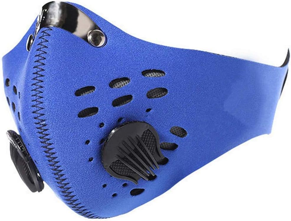 KN95 Dust Masks Full Face Mask with Free Adjustable Headgear N95 Mask Full Face Mask Dust Masks… (Blue)