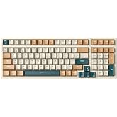 Merdia Wireless Mechanical Keyboard, Triple Mode 2.4G/USB-C/BT Gaming Keyboards 100 Keys RGB Backlit, Brown Switch Rechargeable | Brown Combo