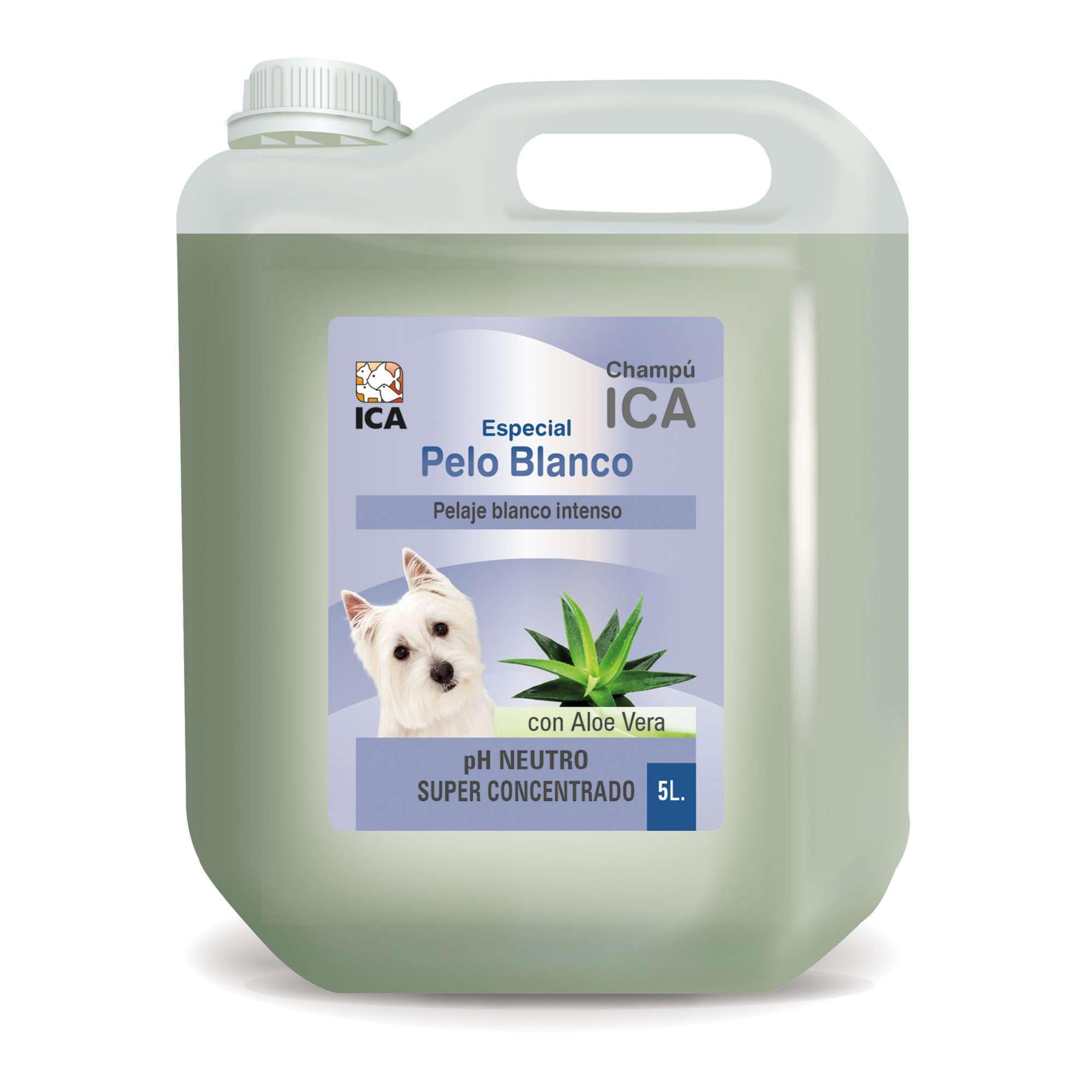 ICA chpg21 Special Shampoo Hair White with Aloe Vera for Dogs