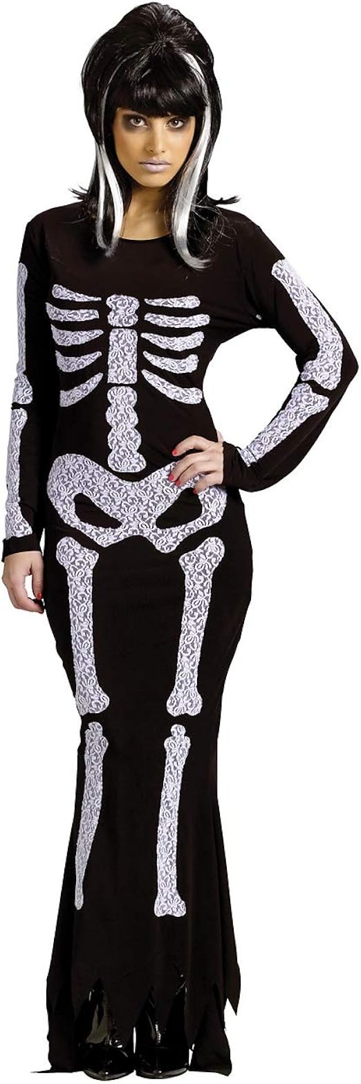 Lace Skeleton Adult Costume Small/Medium Clothing