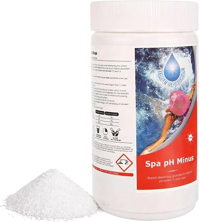 SHATCHI pH Minus Granules 1.5 kg for Pools Spas Hot Tubs pH Reducer Alkalinity