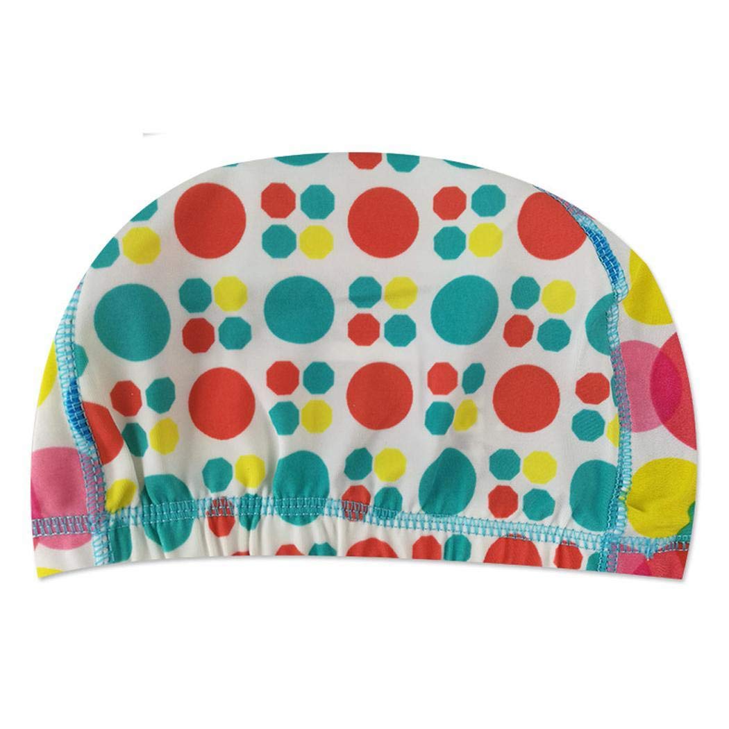 kirken Unisex High Elastic Swimming Caps Summer Water Sport Pool Hat Swim Caps