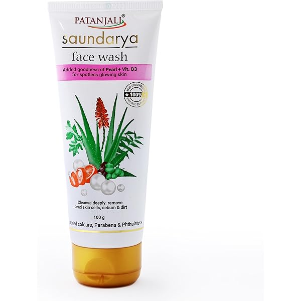 洗顔グッズ Facewash ( Patanjali, Himalaya) Amazon.com: PATANJALI Saundarya Face Wash, 100g (Pack of 3