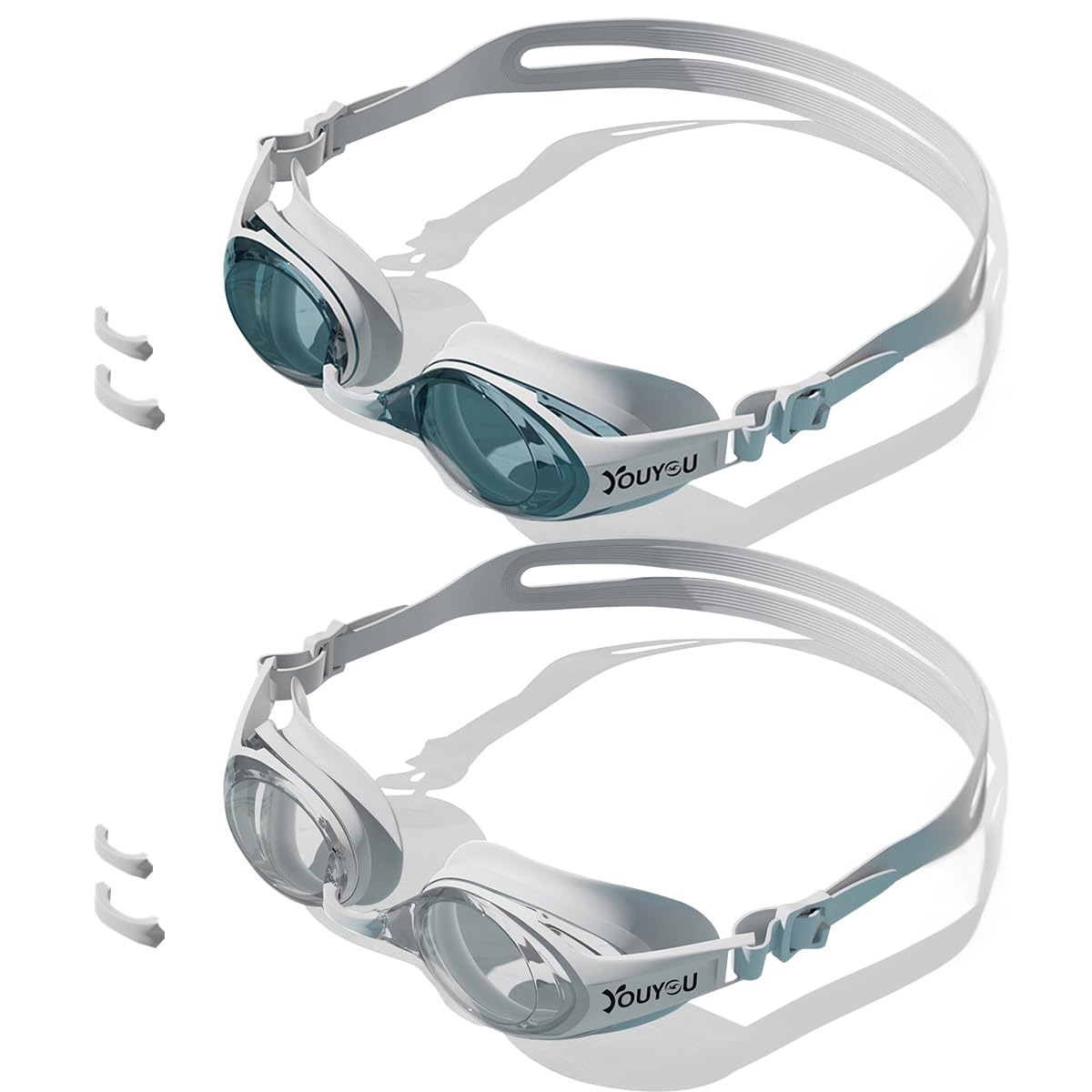 Photo 1 of FANISEA Swim Goggles, 2 Pack Anti Fog UV Protection No Leaking Swim Goggles for Adult Women Men Youth