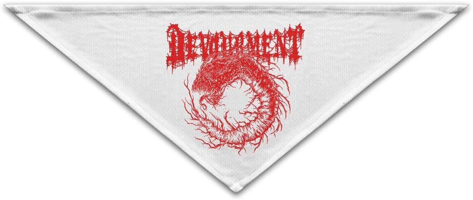Fashion Devourment Dying Fetus Disgorge Logo Dog Bibs