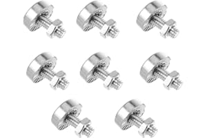 GETAJGHSD Anti-Theft License Plate Screws 4 Pairs Zinc Alloy Replacement Fastener Bolts for SUV Accessories
