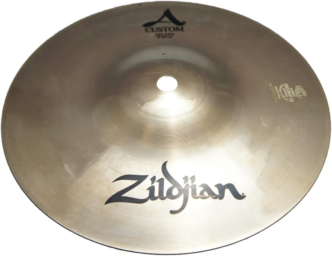Zildjian 8" A Custom Splash Brilliant & Crash Type Cast Bronze Drumset Cymbal w/ High Pitch A20540 - Lightly Used