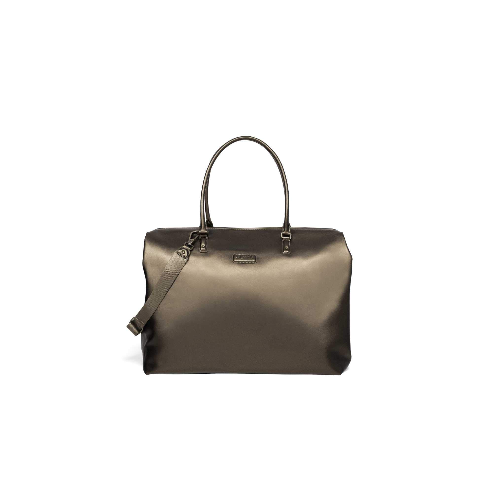 Lipault Miss Plume Weekend Bag Medium Top Handle Shoulder Overnight  Travel Duffel Luggage for Women Dark Bronze