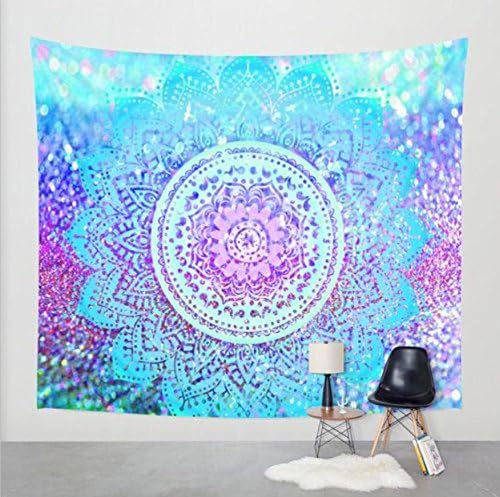 Tapestry Colorful Flower Tapestry Indian Wall Decor Hippie Tapestries Bohemian Psychedelic Mandala Tapestry Indian Traditional Dorm Wall Hanging Wall Art Beach Mat