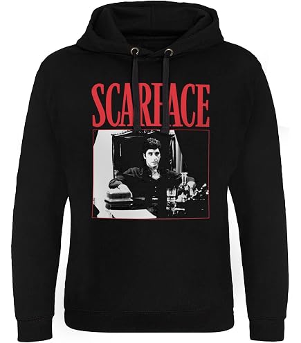Amazon.com: Scarface Bold Red Movie Text Hoodie Pullover Hoodie