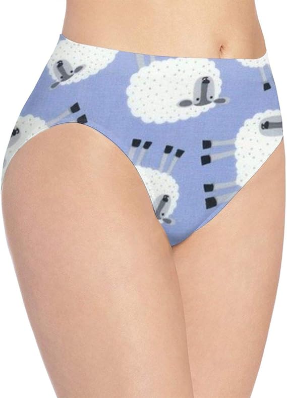 Amazon Co Jp ショーツ レディース 女性 パンツ 女性下着 女性美形パンティ おもしろい羊 伸縮性 肌に優しい 服 ファッション小物