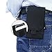 Huijukon Molle Tactical Phone Pouch Large Smartphone Pouch Belt Holster Case for iPhone 11 XS iPhone 11 XS Pro Galaxy S10 Galaxy S10 Plus Note 10 (Black)