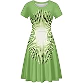 COEQINE Halloween Costume for Women Plus Size Traditional Fit Summer Dress with Midi Length Festival Fall Outfit, S-4XL