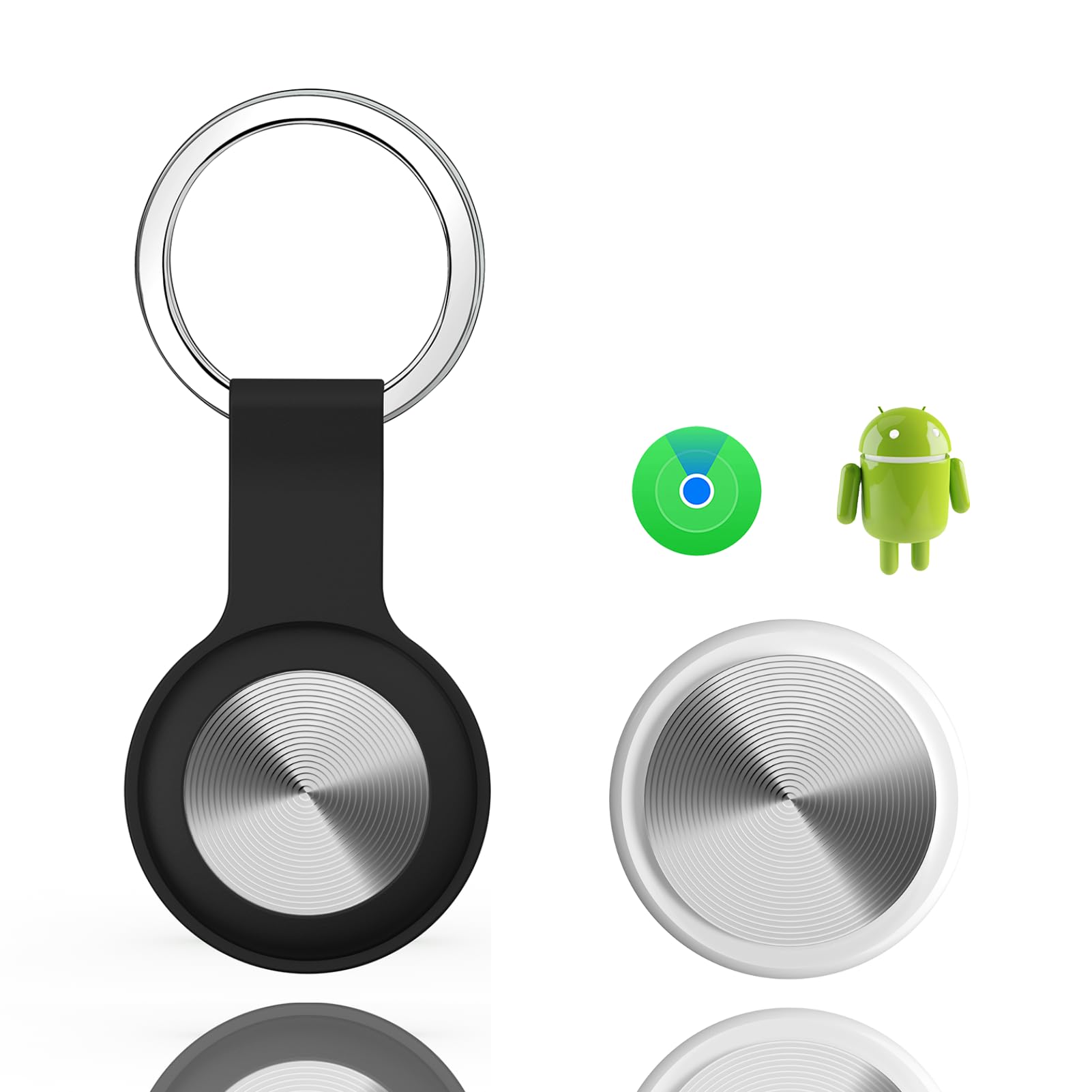 【GPS全地球測位&超強力信号です】小型 スマートトラッカー ios&Android共通 小型GPS発信機 電池寿命約３年 電池交換可能 財布忘れ物防止タグ 車両追跡用 簡単で使いやすい 年寄りに良い 鍵 紛失防止 アラームの置き忘れ キーホルダー 防水性 耐摩耗性 耐油性 難燃性 薄い 耐衝撃 便利軽量 紛失防止 スマホ/カバン/キー/荷物/ペットの首輪に掛ける商品画像