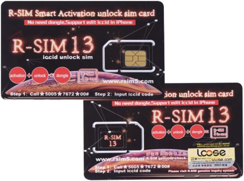 SUHAPPY RSIM 13 2018 R-SIM ICCID Nano Unlock Card