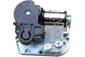 Youtang 18 Note Windup Gold Plating Clockwork Mechanism DIY Music Box Movement,Tune:Love Story