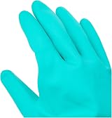 Ultimate Industrial NL15 Nitrile Gauntlets X-Large Green Chemical Solvent Grip view 3
