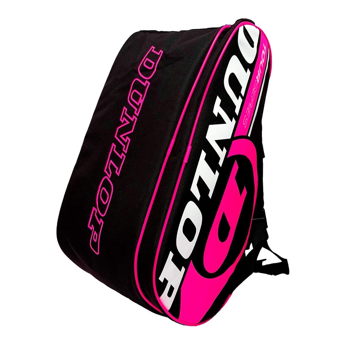 Dunlop Padel Paddles Tour Intro Black/Fluorescent Pink, Bag, Adults Unisex, Medium