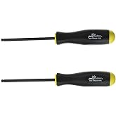 Bondhus 10610 3/16" Ball End Screwdriver with ProGuard Finish, 3.7", 2-Piece