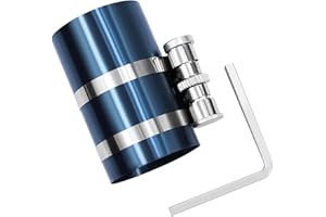Xastro 4" Piston Ring Compressor Tool, Adjustable Ratchet Piston Ring Installation Tool, Adjustable Compression Range 2"-6.9" Car Engine