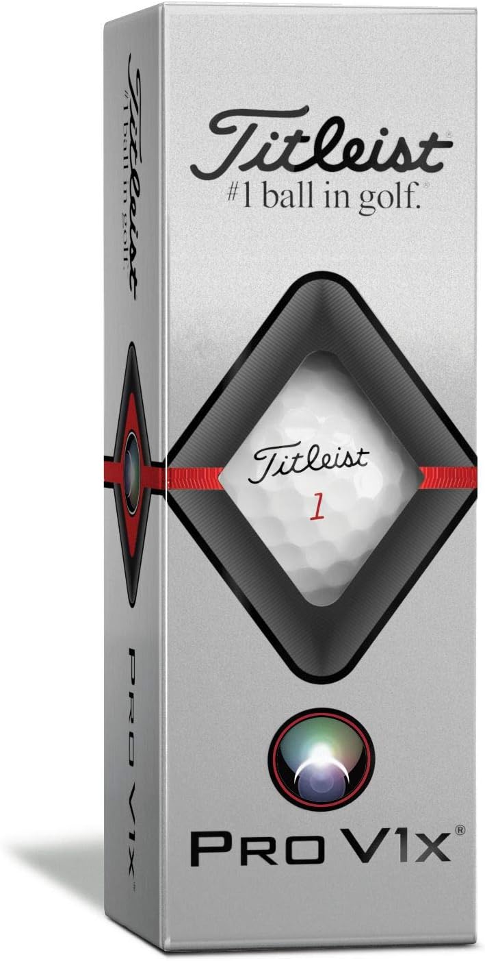 Titleist Pro V1x Golf Balls, White, Standard Play Numbers (1-4), One Dozen, 12 Count - Image 4